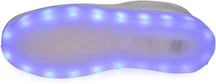 YuanRoad Unisex LED Light Up Shoes with USB Charging Glowing Luminous LED Sneakers