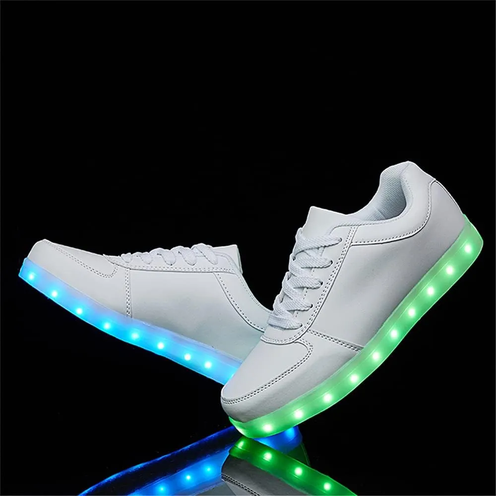 YuanRoad Unisex LED Light Up Shoes with USB Charging Glowing Luminous LED Sneakers