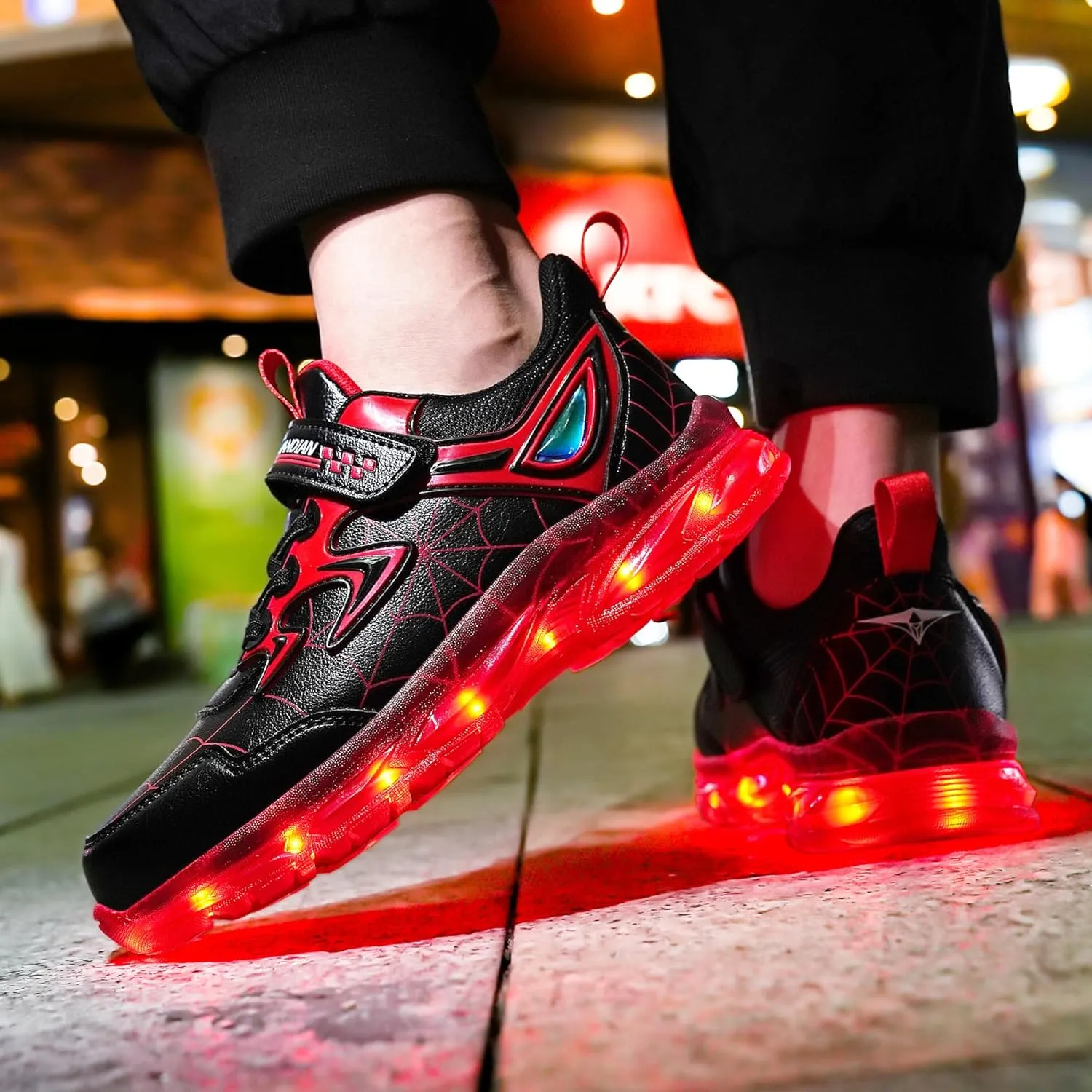 YUNICUS Kids Light Up Shoes for Boys Girls Toddler Sneakers USB Rechargeable Best Gift for Birthday Halloween Christmas