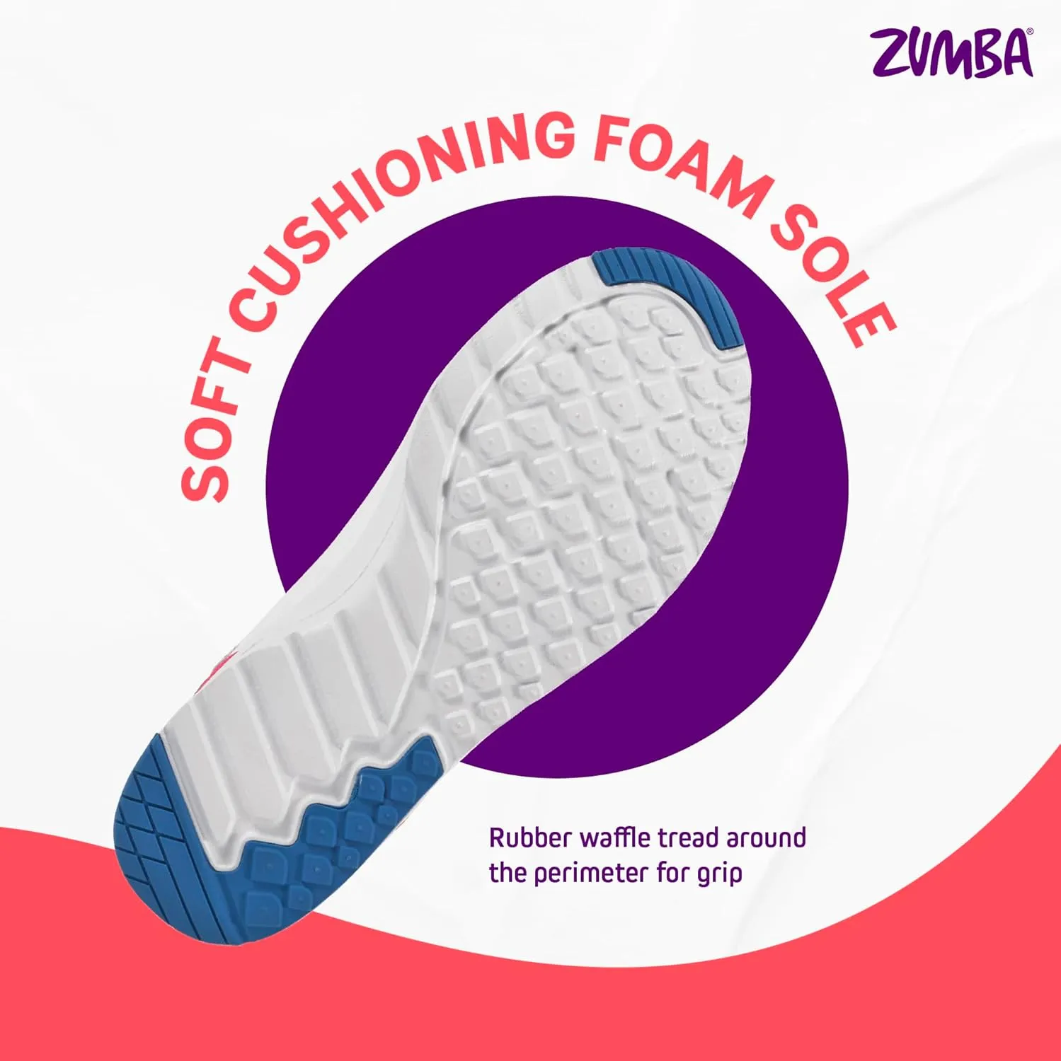 ZUMBA Street Boss Comfy High Top Gym Shoes Active Dance Workout Shoes for Women