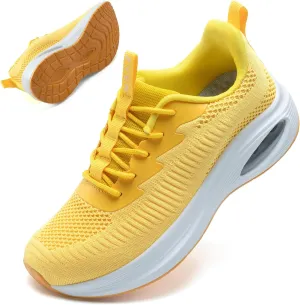 ZYEN Wide Toe Box Shoes Women Air Cushion Road Running Shoes Extra Wide Width Sneakers Arch Support Gym Athletic Tennis Sneakers Lightweight Breathable Walking Shoes