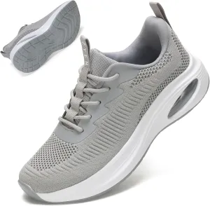 ZYEN Wide Toe Box Shoes Women Air Cushion Road Running Shoes Extra Wide Width Sneakers Arch Support Gym Athletic Tennis Sneakers Lightweight Breathable Walking Shoes
